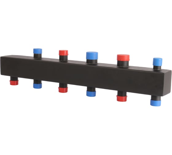 Коллектор ROMMER 3/4 отопительных контура, 1х1 1/4 RDG-0016-004034 RG008T2Q20B8I4