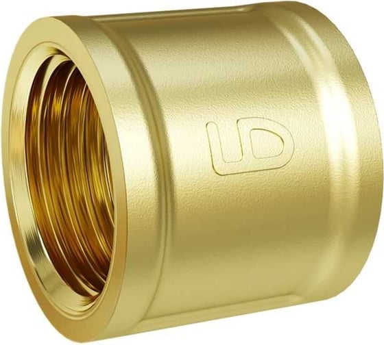 Муфта LD PRIDE 1 1/4", вн/вн, латунь 553232