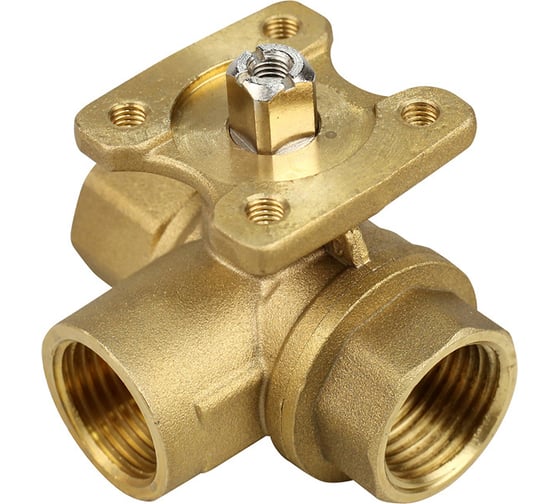 Кран шаровой трехходовой BVM 3-way DN15-KVS4.0 1