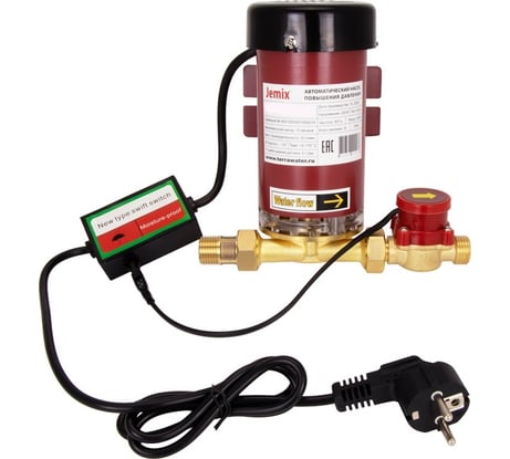 Насос повышения давления JEMIX ПВН15-15 (сухой ротор, 120 Вт, произв. 25 л/мин., подъем до 15 м) 87657