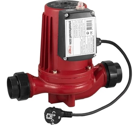 Циркуляционный насос для отопления JEMIX WRS-40/10 (370 Вт, 2620 об/мин, 7.56 м³/ч, напор 10 м,) 87590