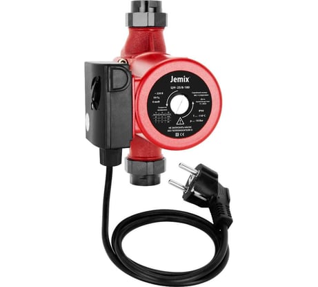 Циркуляционный насос JEMIX ЦН-25/8-180 (3 скорости, 235/200/135 Вт., производ. 120/77/45 л/мин.)