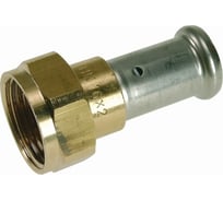 Муфта Henco накидная гайка, плоское уплотнение, латунь пресс, 32x1" 26P-32Z06