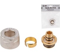 Евроконус (адаптер) AV Engineering 16(2.2)х3/4", для трубы многослойной HEAVY AVE5301622