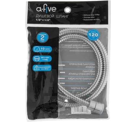 Шланг душевой A-five SUS/EPDM, 1/2 г-г, 120 см, хром A5-019