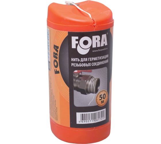 Нить для герметизации резьбы FORA 50 м 006140212