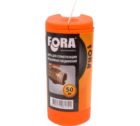 Нить для герметизации резьбы FORA 50 м 006140212
