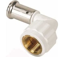 Угольник Henco 90 ВР, ПВДФ пресс, белый, 16x3/8" 6PKW-1603