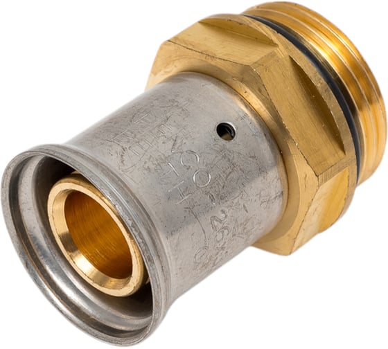Муфта для VBS коллекторов Henco, латунь пресс, 26x1" 17VBS-2606