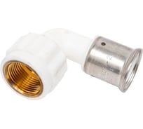 Угольник Henco 90 ВР, ПВДФ пресс, белый, 26x3/4" 6PKW-2605