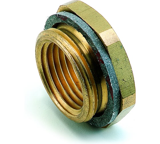 Соединительный ниппель COMAP 9822 НР-ВР 1"-3/4", с плоским уплотнительным кольцом, латунь 982286