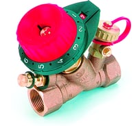 Балансировочный клапан COMAP 750 1"1/2, DN40, с 1 измерительным ниппелем и 1 дренажом, 0,23-21,09 750412