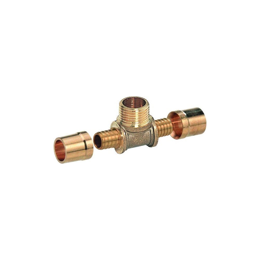 Тройник COMAP PEXY Max с наружной резьбой, латунь, 32x4.4-1"-32x4.4 ...
