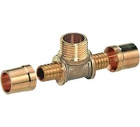 Тройник COMAP PEXY Max с наружной резьбой, латунь, 32x4.4-1"-32x4.4 PGM4077