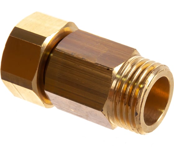 Шаровый кран COMAP серия 6437 НР- НГ 1/2", с накидной гайкой 643704