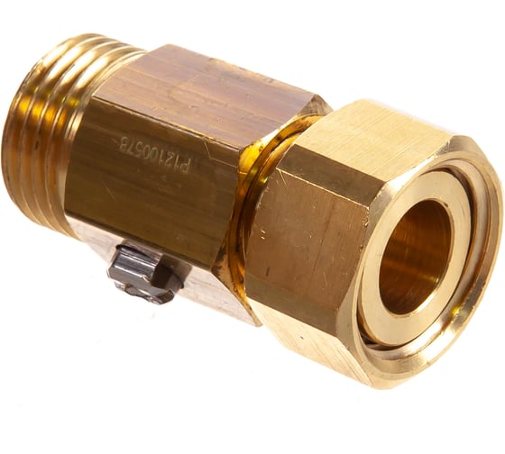 Шаровый кран COMAP серия 6437 НР- НГ 1/2", с накидной гайкой 643704