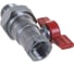 Шаровой кран Giacomini латунь хром R259D 15х20 Ру42 ВР/ НР R259X004 007-0965 3