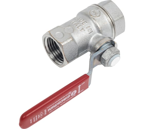 Шаровой кран Giacomini латунь хром R250D 15 Ру42 ВР рычаг R250X003 007-0879
