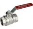Шаровой кран Giacomini латунь хром R250D 25 Ру35 ВР рычаг R250X005 007-0881 1