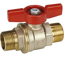 Шаровой кран Giacomini латунь никель R913 15 Ру42 НР бабочка R913X023 007-0941