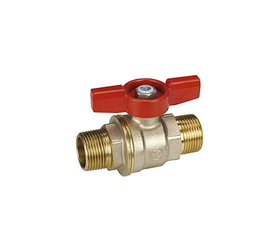 Шаровой кран Giacomini латунь никель R913 15 Ру42 НР бабочка R913X023 007-0941