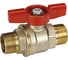 Шаровой кран Giacomini латунь никель R913 15 Ру42 НР бабочка R913X023 007-0941 1