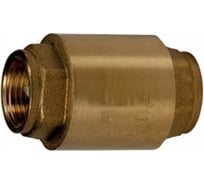 Обратный клапан Giacomini латунь осевой R60 15 Ру16 Тмакс-110 оС ВР G1/2 дюйма R60Y003 019-0489