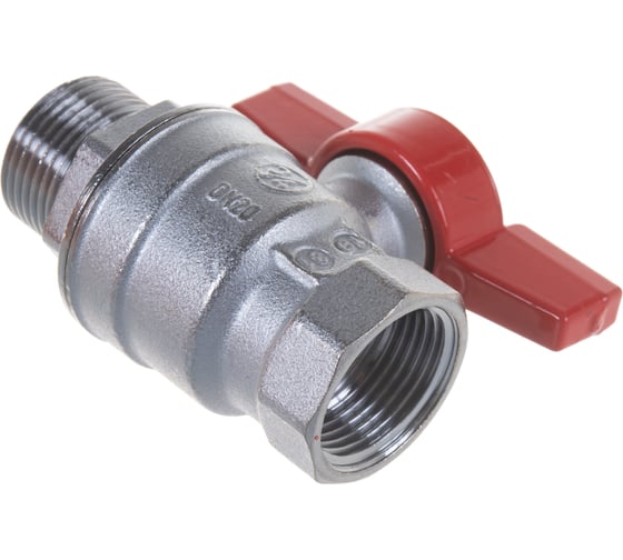 Шаровой кран Giacomini латунь хром R854 20 Ру35 ВР/НР бабочка R854X024 007-5502