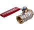 Шаровой кран Giacomini латунь никель R910 20 Ру42 ВР рычаг R910X024 007-0928 3