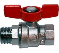 Шаровой кран Giacomini латунь хром R854 25 Ру28 ВР/НР бабочка R854X025 007-5503
