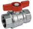 Шаровой кран Giacomini латунь хром R251D 32 Ру35 ВР бабочка R251X006 007-0890 1