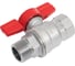 Шаровой кран Giacomini латунь хром R854 15 Ру35 ВР/НР бабочка R854X023 007-5501 2