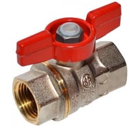 Шаровой кран Giacomini латунь никель R911 25 Ру35 ВР бабочка R911X025 007-0935