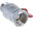Шаровой кран Giacomini латунь хром R254D 32 Ру35 ВР/НР бабочка R254X006 007-0910 4
