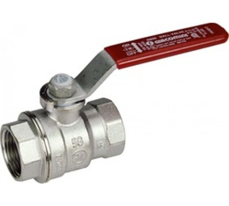 Шаровой кран Giacomini латунь хром R250D 40 Ру35 ВР рычаг R250X007 007-0883