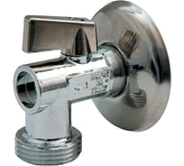 Шаровой кран Giacomini латунный бытовой хром R614 G1/2 дюйма х 3/4 дюйма НР R614X004 007-7713