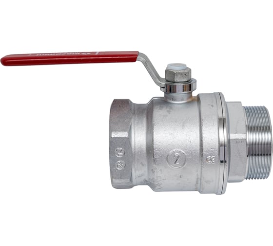 Шаровой кран Giacomini латунь хром R254DL 50 Ру35 ВР/НР рычаг R254LX008 007-0906