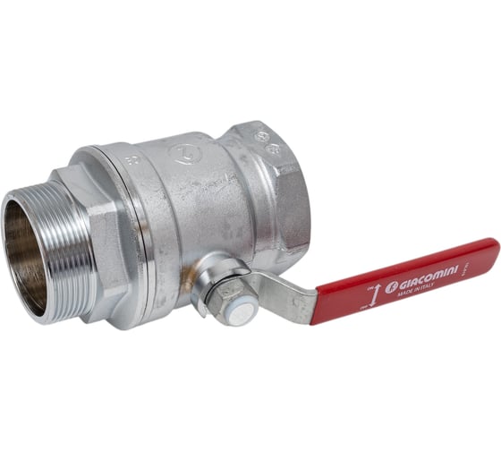 Шаровой кран Giacomini латунь хром R254DL 50 Ру35 ВР/НР рычаг R254LX008 007-0906