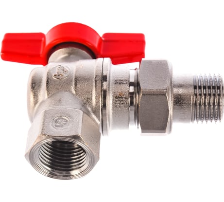 Шаровой кран Giacomini латунь хром угловой R789 15 Ру16 ВР R789X003 007-0921