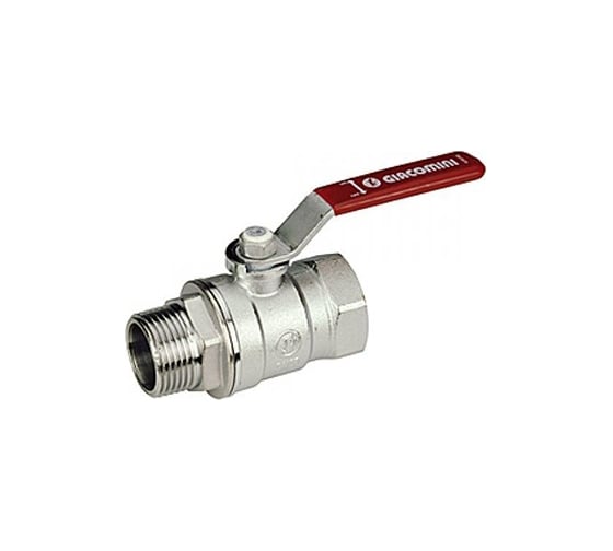 Шаровой кран Giacomini латунь хром R254DL 40 Ру35 ВР/НР рычаг R254LX007 007-0905