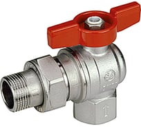 Шаровой кран Giacomini латунь хром угловой R789 20 Ру16 ВР/ R789X005 007-0922