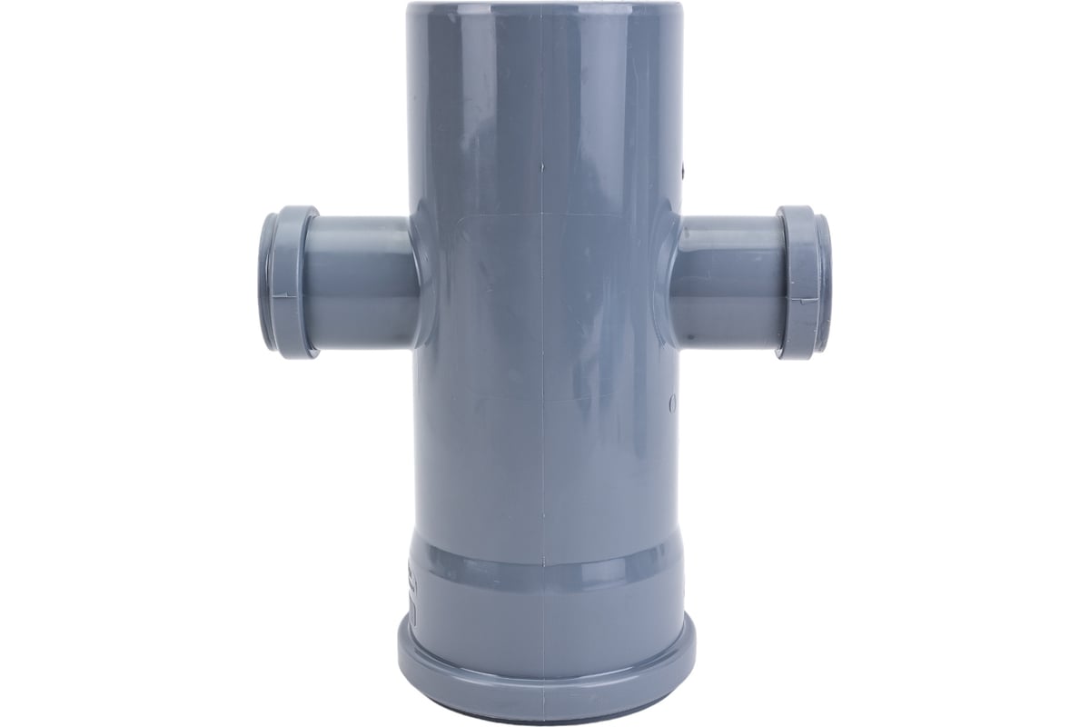 Канализационная крестовина RTP с выходом вперед на 45 градусов, 110/110 ...