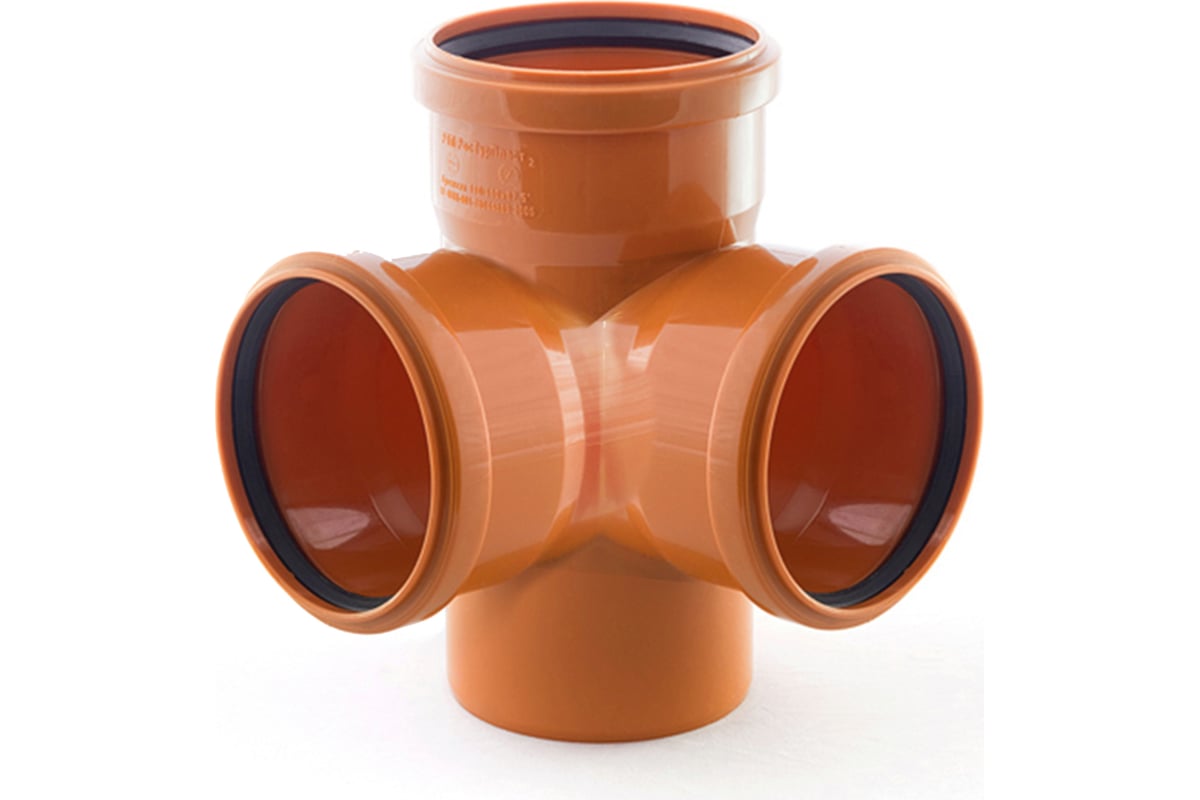 Крестовина наружной канализации RTP 110/110/110, 87 градусов 36552 ...