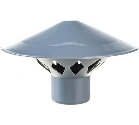 Вентиляционный зонт RTP 50 мм, серый 40368