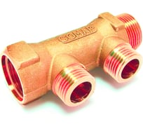 Коллектор COMAP 3/4" НР-ВР, 35 мм, с ниппелями, In1"-Out1/2 НР-2 9532342