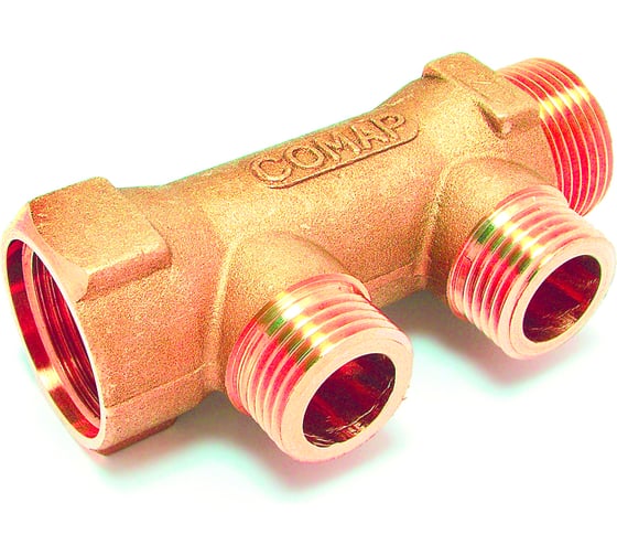 Коллектор COMAP 3/4" НР-ВР, 35 мм, с ниппелями, In1"-Out1/2 НР-2 9532342