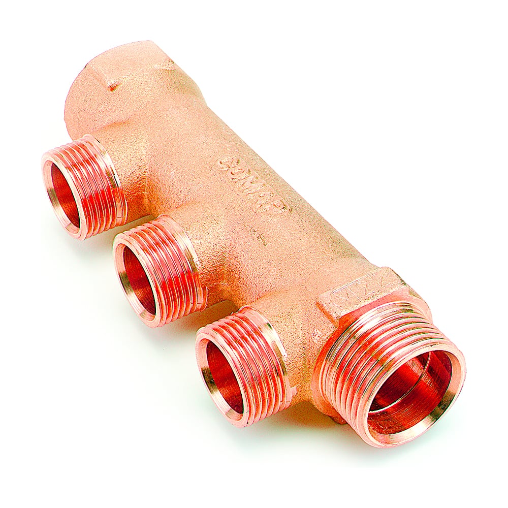 Коллектор COMAP 1\" НР-ВР, с ниппелем, межосевое расстояние 35 мм ...