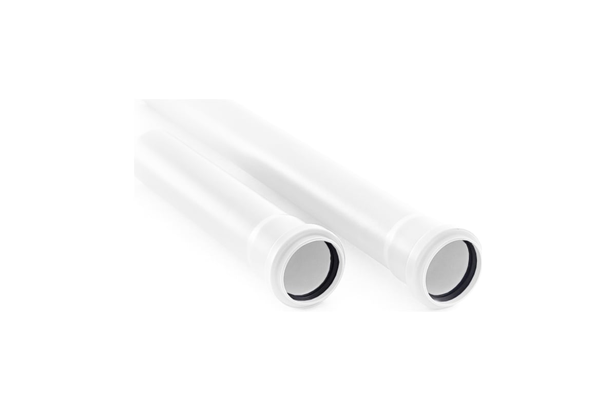 Труба RTP ПП, Д 32 мм, толщина стенки 1,8 мм, белый, L 1000 мм 27517 ...