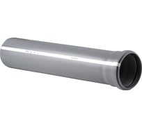 Труба RTP ПП, Д 110 мм, толщина стенки 2,7 мм, L 3000 мм, серая 11186