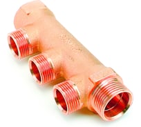 Коллектор COMAP 1" НР-ВР, с ниппелем, межосевое расстояние 35 мм, подсоединение под круглую прокладку (фитинг E), In1"-Out1/2 НР-4 9532304